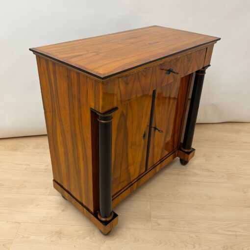 Biedermeier Half-Cabinet, Walnut, South Germany circa 1825 - Image 18