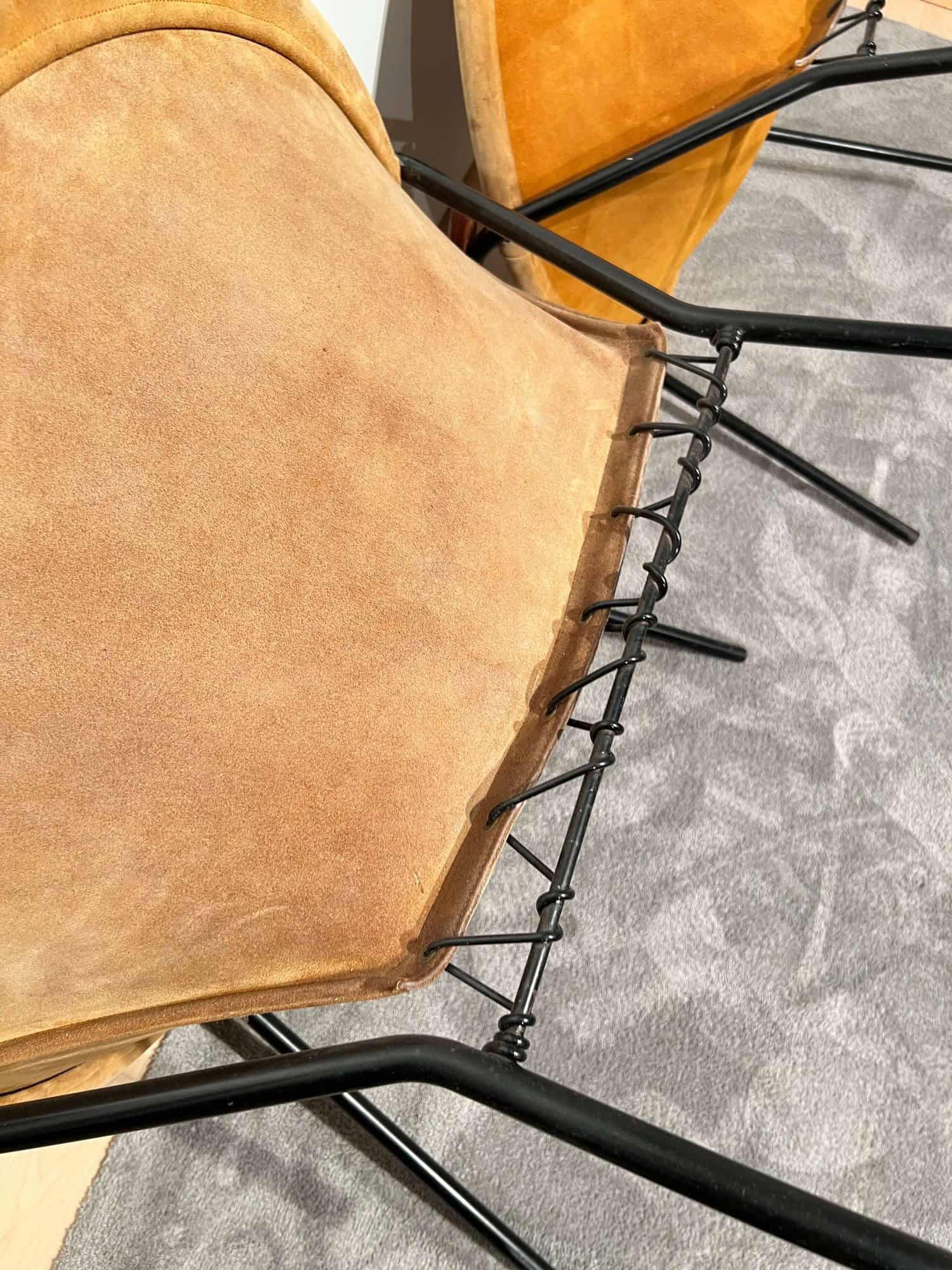Pair of Balloon Lounge Chairs by Hans Olsen, Yellow Suede, Denmark circa 1960 - Image 18