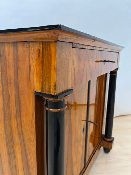 Biedermeier Half-Cabinet, Walnut, South Germany circa 1825 - Image 19