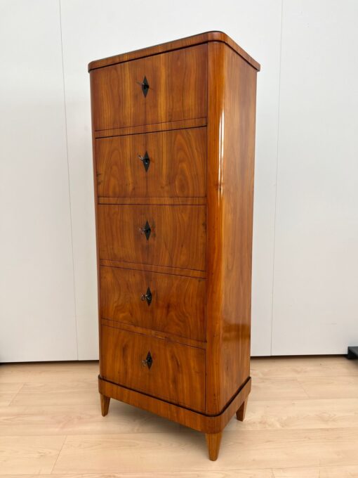 Five Drawer Biedermeier Chiffonier, South Germany circa 1820 - Image 2