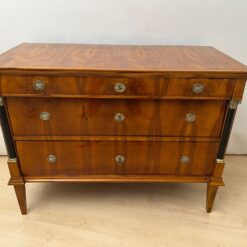 Alternative view of Biedermeier Cherrywood Commode, Brass, Germany circa 1820