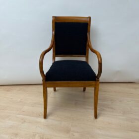 Biedermeier Walnut Armchair, South Germany circa 1835