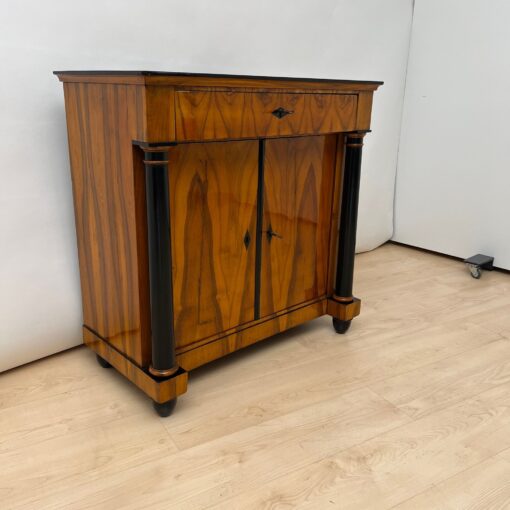 Biedermeier Half-Cabinet, Walnut, South Germany circa 1825 - Image 3