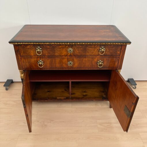 Biedermeier Chest, Walnut Veneer, Cherry, Austria circa 1815 - Image 3