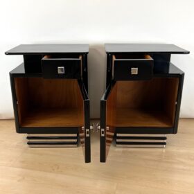 Pair of Art Deco Bedside Cabinets, France circa 1930