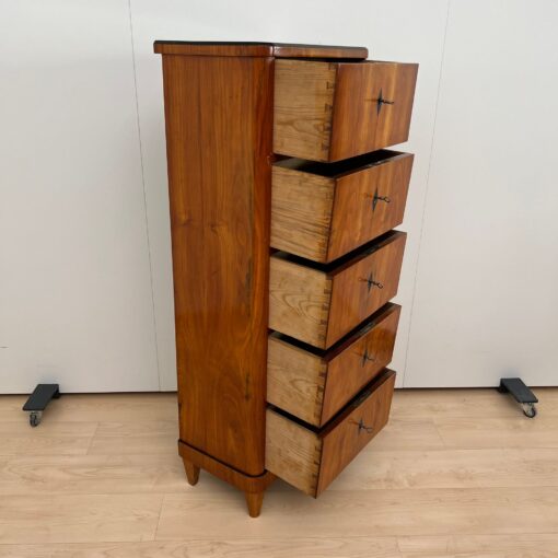 Five Drawer Biedermeier Chiffonier, South Germany circa 1820 - Image 4