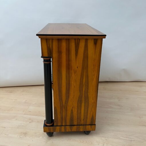 Biedermeier Half-Cabinet, Walnut, South Germany circa 1825 - Image 5