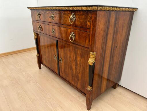 Biedermeier Chest, Walnut Veneer, Cherry, Austria circa 1815 - Image 5