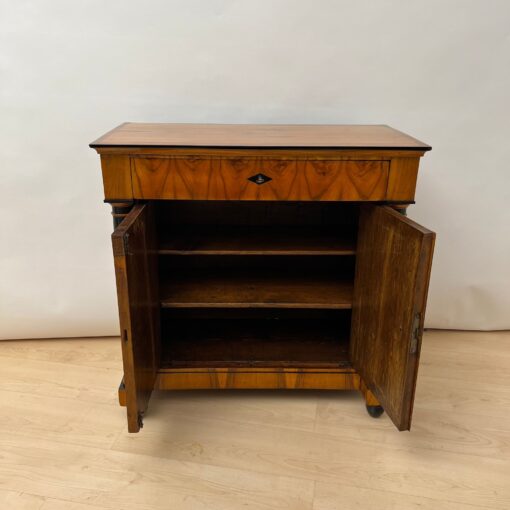Biedermeier Half-Cabinet, Walnut, South Germany circa 1825 - Image 6