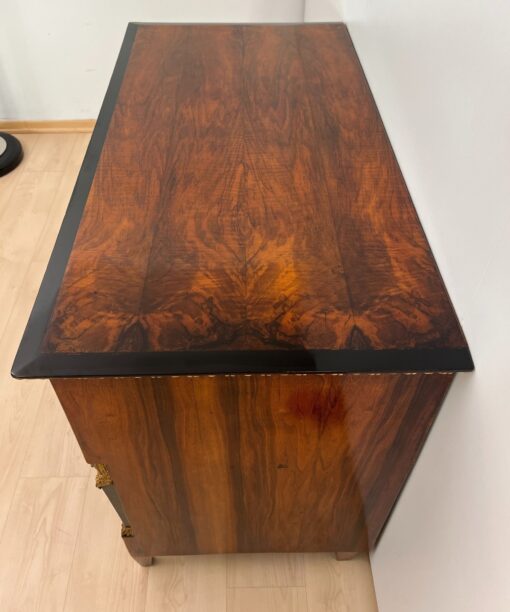 Biedermeier Chest, Walnut Veneer, Cherry, Austria circa 1815 - Image 6