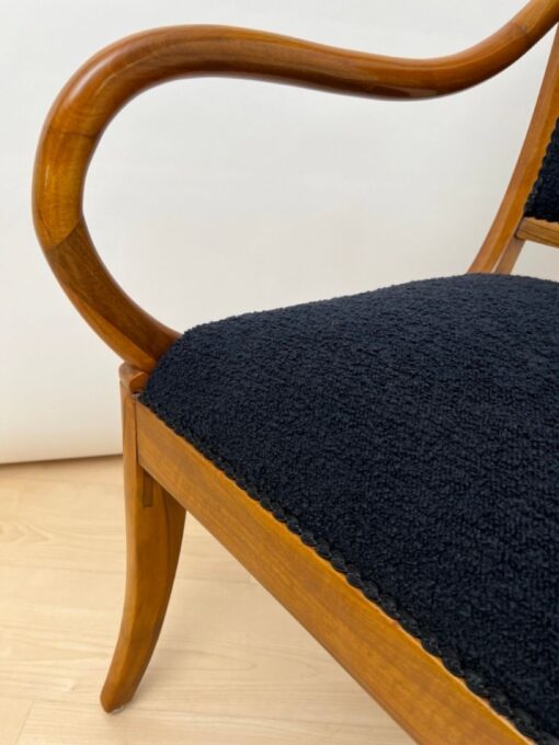 Biedermeier Walnut Armchair, South Germany circa 1835 - Image 7