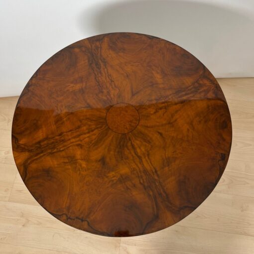 Round Biedermeier Sewing Table, South Germany circa 1825 - Image 7