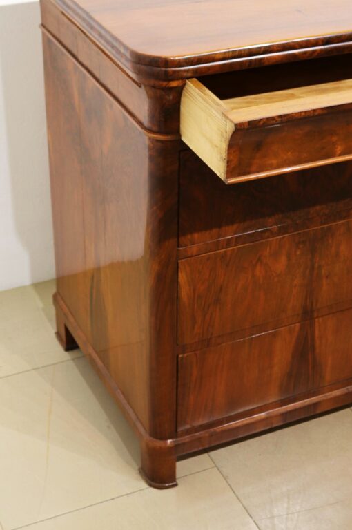 19th-Century Biedermeier Commode, Walnut, Vienna, c. 1830 - Image 3