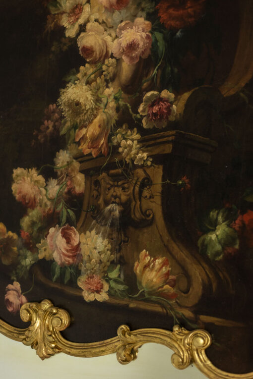 Large Louis XV Style Trumeau Mirror, 1950s. - Image 3