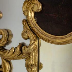 Large Louis XV Style Trumeau Mirror, 1950s.