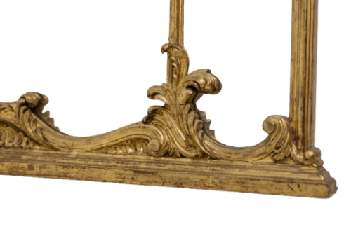 Large Louis XV Style Trumeau Mirror, 1950s. - Image 8