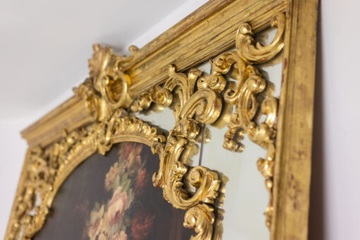 Large Louis XV Style Trumeau Mirror, 1950s. - Image 10