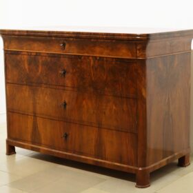 19th-Century Biedermeier Commode, Walnut, Vienna, c. 1830