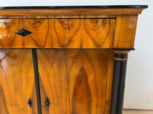 Biedermeier Half-Cabinet, Walnut, South Germany circa 1825 - Image 10