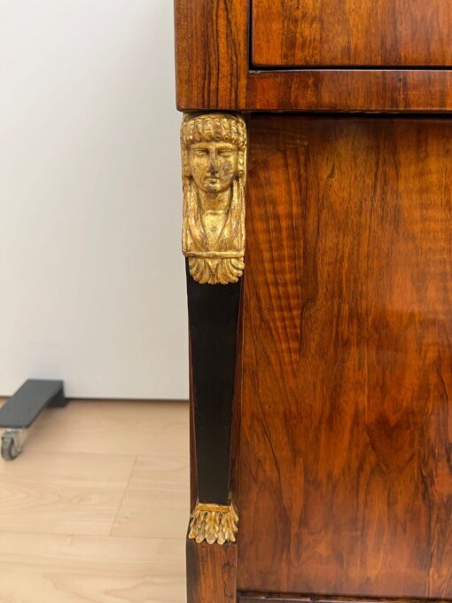 Biedermeier Chest, Walnut Veneer, Cherry, Austria circa 1815 - Image 10