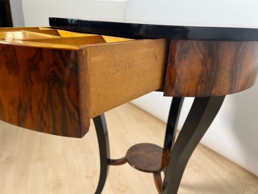 Round Biedermeier Sewing Table, South Germany circa 1825 - Image 10
