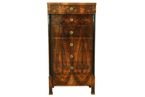 Viennese Biedermeier Walnut Secretaire. Vienna, c. 1825 - Image 5