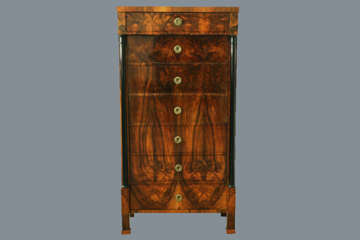 Viennese Biedermeier Walnut Secretaire. Vienna, c. 1825 - Image 3