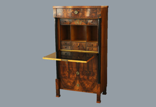 Viennese Biedermeier Walnut Secretaire. Vienna, c. 1825 - Image 2