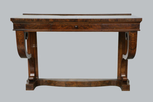 Viennese Biedermeier Walnut Console, c. 1825. - Image 5