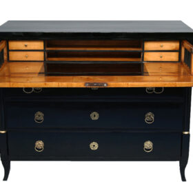 Ebonized Biedermeier Bureau-Commode, Vienna, c. 1825