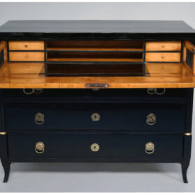 Ebonized Biedermeier Bureau-Commode, Vienna, c. 1825