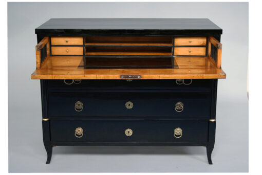 Ebonized Biedermeier Bureau-Commode, Vienna, c. 1825 - Image 4