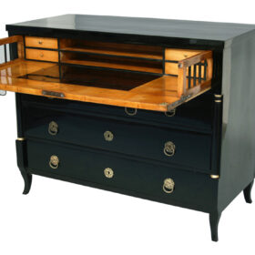 Ebonized Biedermeier Bureau-Commode, Vienna, c. 1825