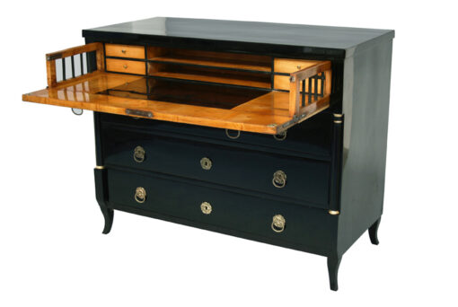 Ebonized Biedermeier Bureau-Commode, Vienna, c. 1825 - Image 2