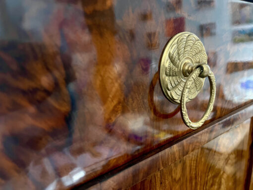 Biedermeier Tall Trumeau Chest, c. 1825. - Image 4