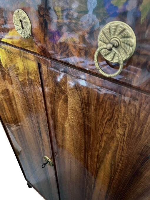 Biedermeier Tall Trumeau Chest, c. 1825. - Image 7