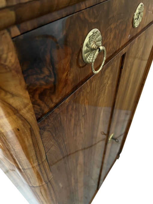 Biedermeier Tall Trumeau Chest, c. 1825. - Image 8