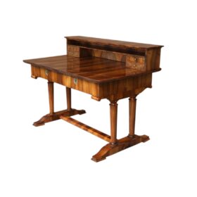 19th Century Fine Biedermeier Walnut Desk. Vienna, c. 1825.