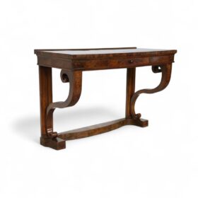 Viennese Biedermeier Walnut Console, c. 1825.