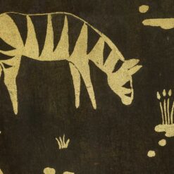 Alternative view of Painted Canvas Decorated with Zebras, Contemporary