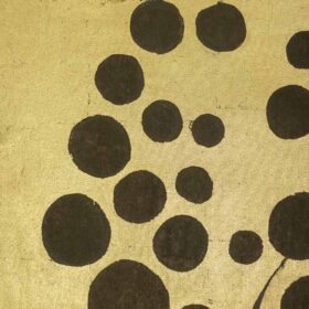 Painted Canvas Decorated with Zebras, Contemporary