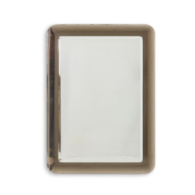Two-tone Rectangular Mirror with Rounded Corners, circa 1950