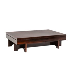 Art Deco Style Coffee Table in Rosewood, 1970s