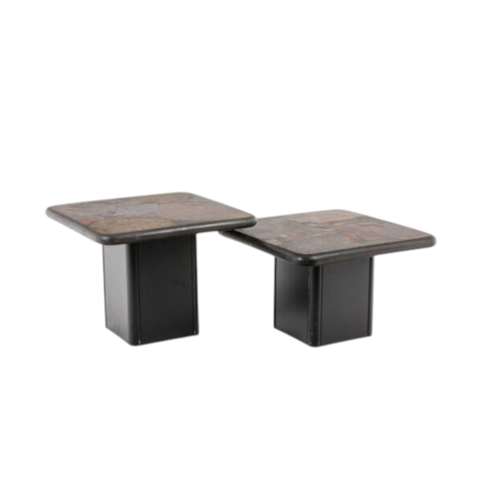 Pair of Brutalist Tables - Styylish