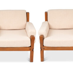 Pair of Pierre Chapo Armchairs- front view- Styylish