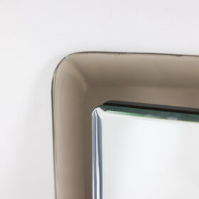 Two-tone Rectangular Mirror with Rounded Corners, circa 1950