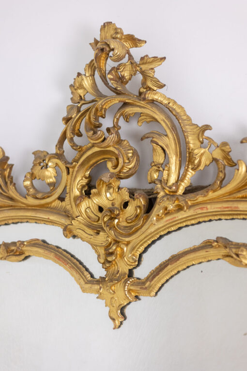 Louis XV Style Beaded Mirror, Napoleon III period, circa 1880. - Image 2