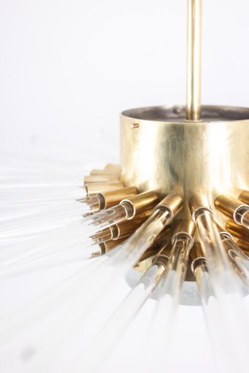 Radiant Glass Tube Chandelier, Contemporary - Image 11