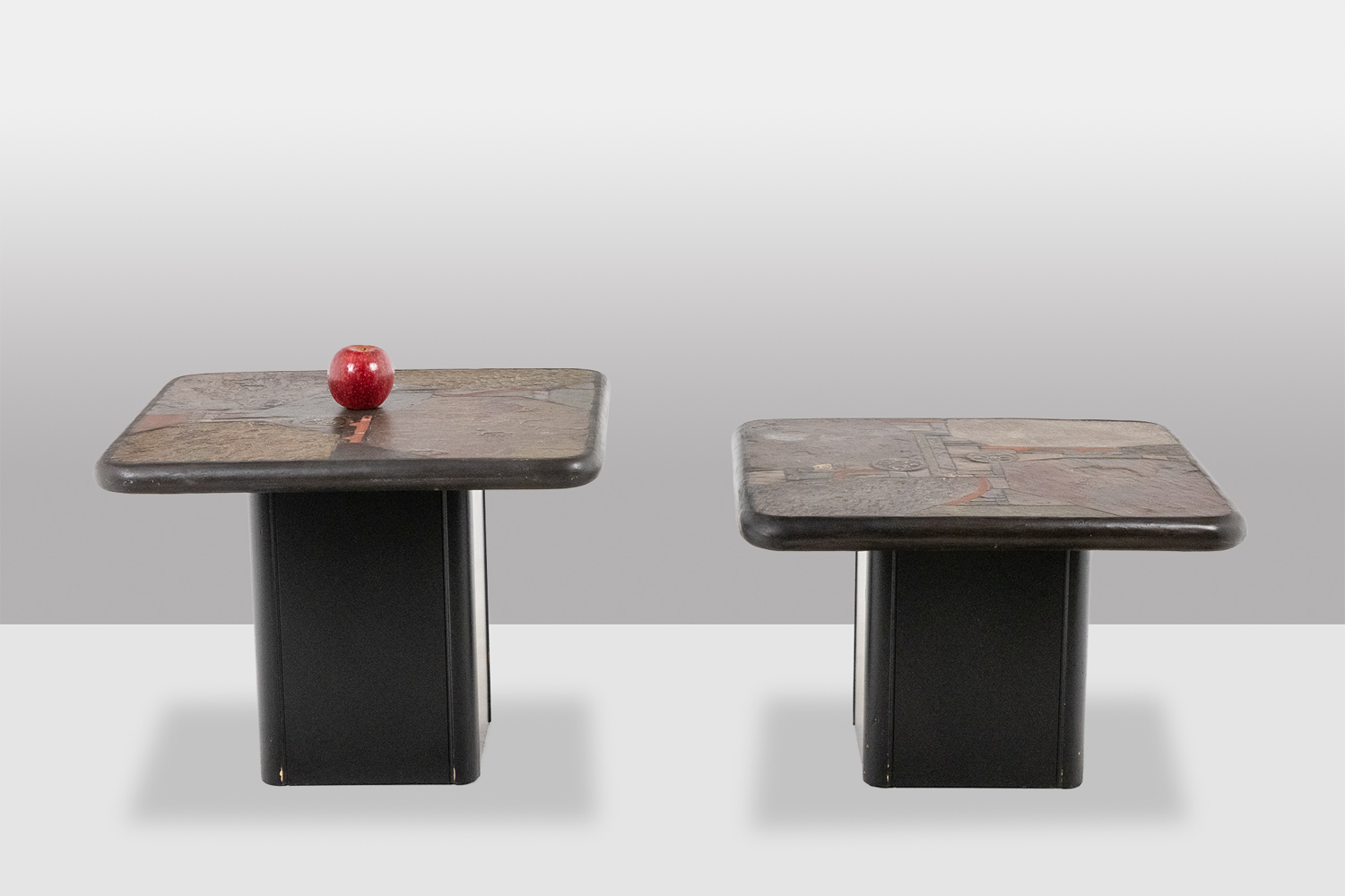 Pair of Brutalist Tables, Paul Reinier Kingma, 1970s. - Image 12