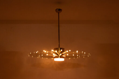Radiant Glass Tube Chandelier, Contemporary - Image 15